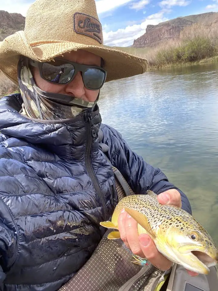 Trout species that eats frogs and tadpoles