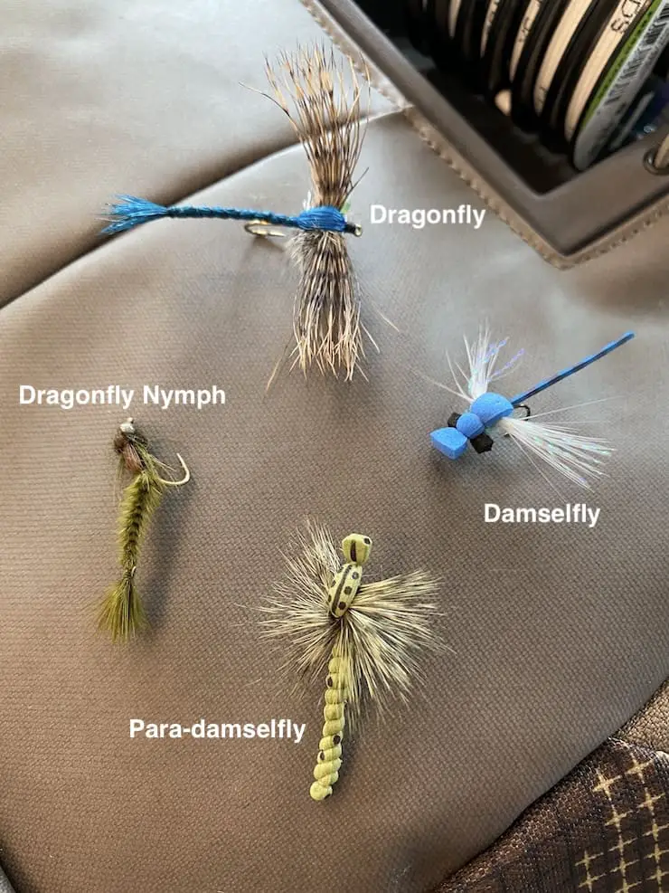 Dragonfly and Damselfly Pattern Fly Fishing Flies and Tactics