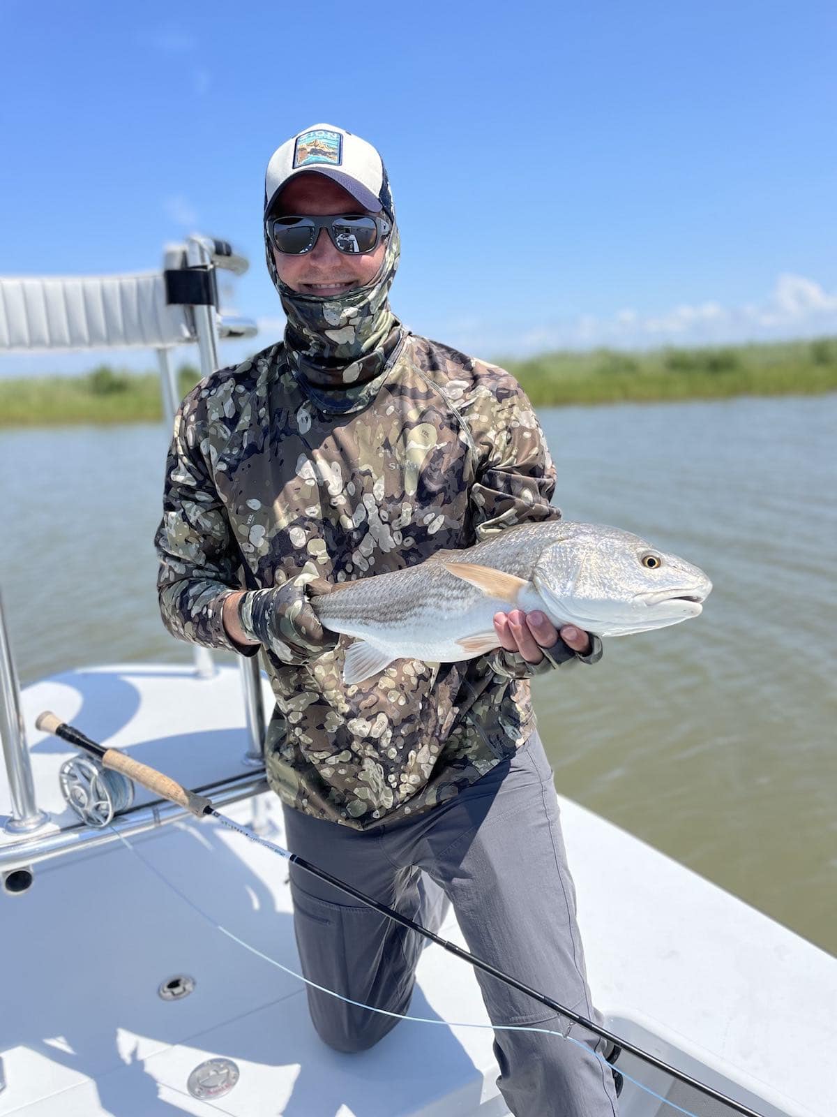 Red drum caught on a fly pattern